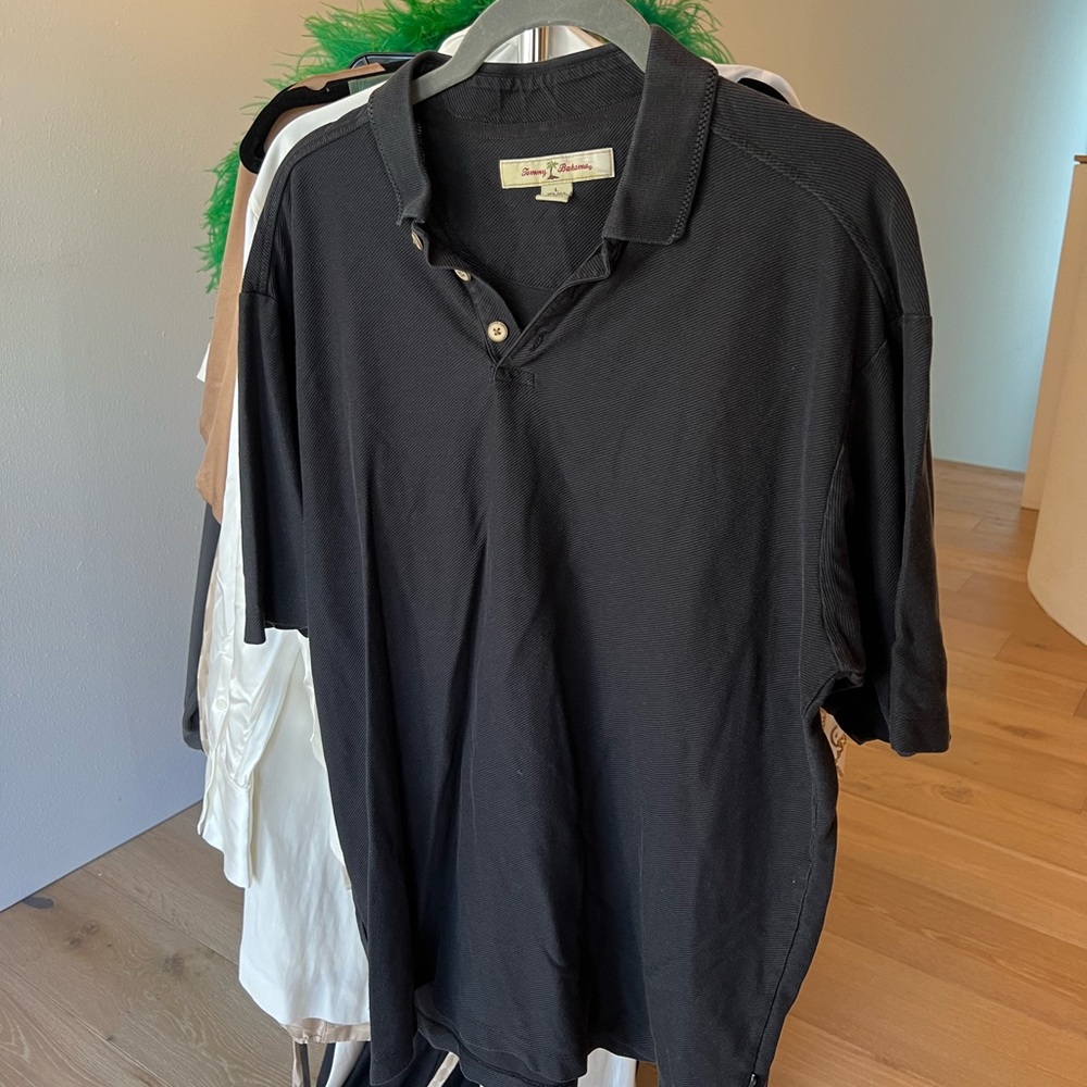 Tommy Bahama Black Polo Large